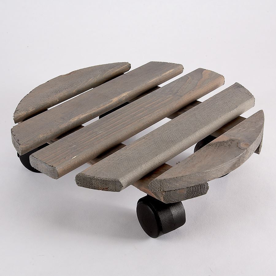 Woodland Trust large round plant trolley